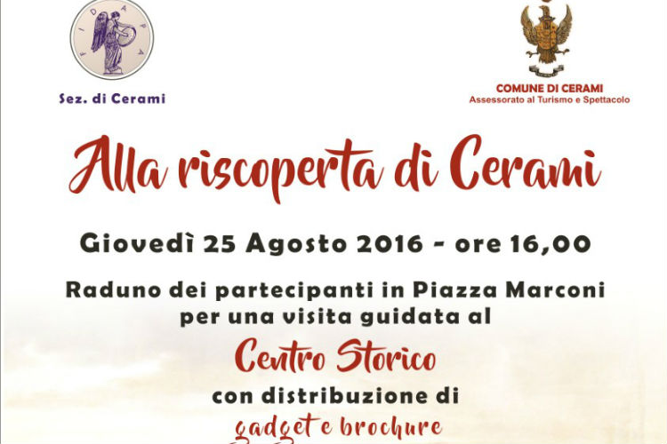 Fidapa: giovedì 25 agosto interessante visita guidata del centro storico di Cerami