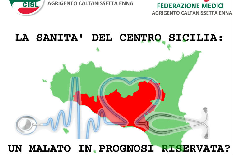Enna: venerdì 26 gennaio Convegno Cisl sulla Sanità del Centro Sicilia