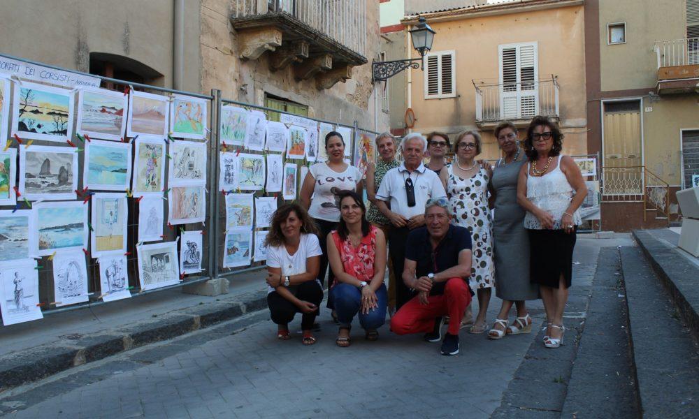 Nissoria: esposizione di quadri del corso di pittura e disegno
