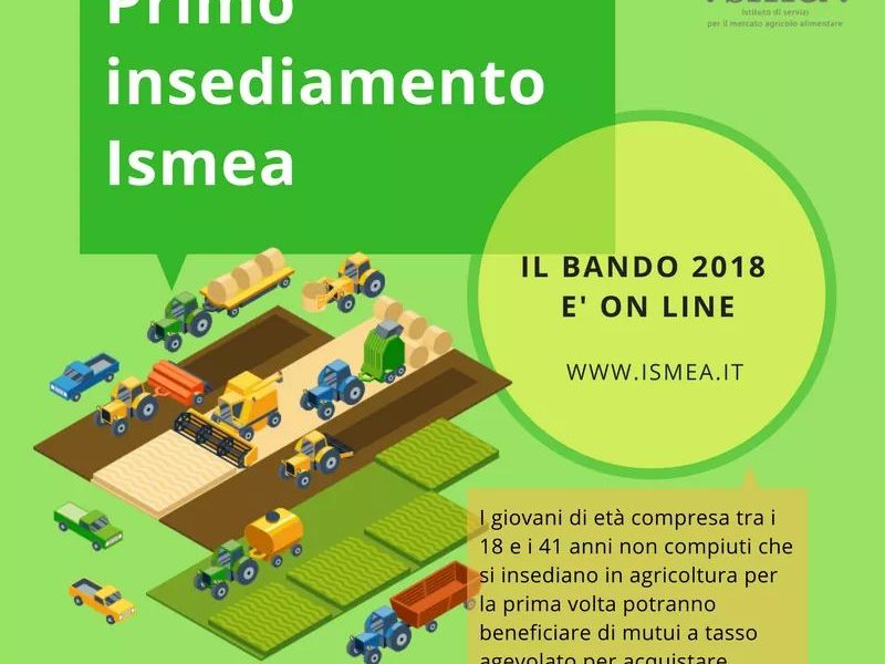 Agricoltura: pubblicato bando per insediamento giovani imprenditori