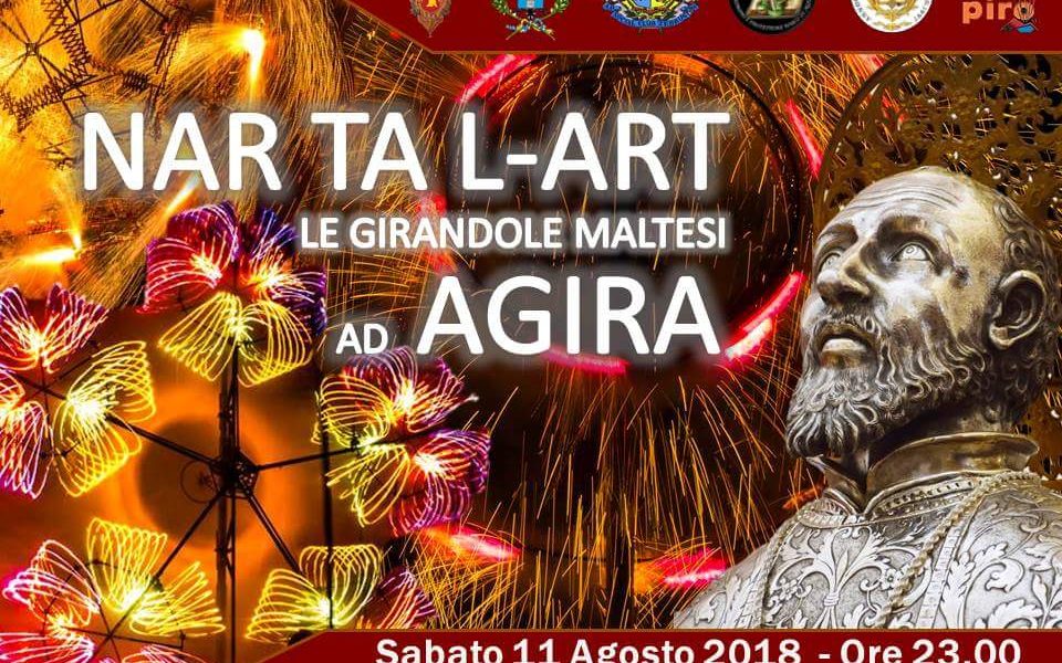 Agira: domani sabato 11 “Girandole Maltesi” offerte dal club “12 Maggio” di Zebbug