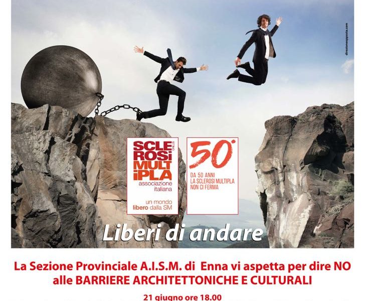 Enna: “Vita 21 Enna” aderisce al progetto dell’AISM “Liberi di andare”