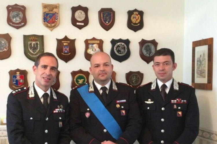 Il Comandante del Nucleo operativo dei Carabinieri lascia Enna