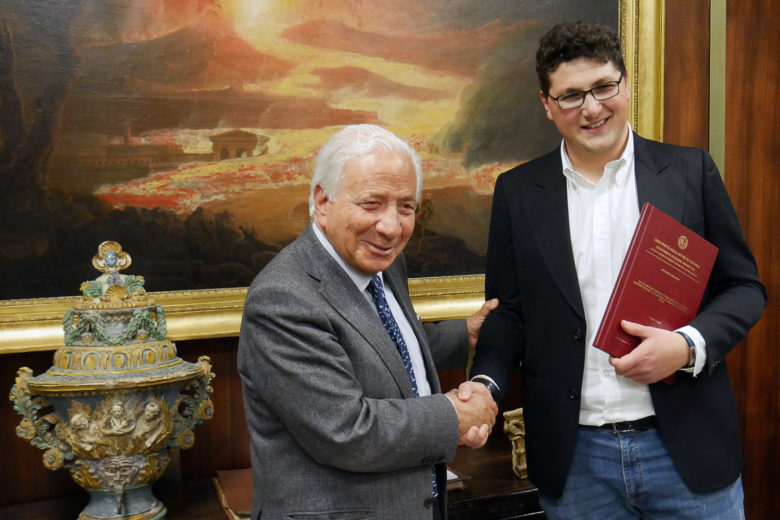 Catania: l’ agirino Antonio Gagliano vincitore del premio di laurea della Fondazione Domenico Sanfilippo