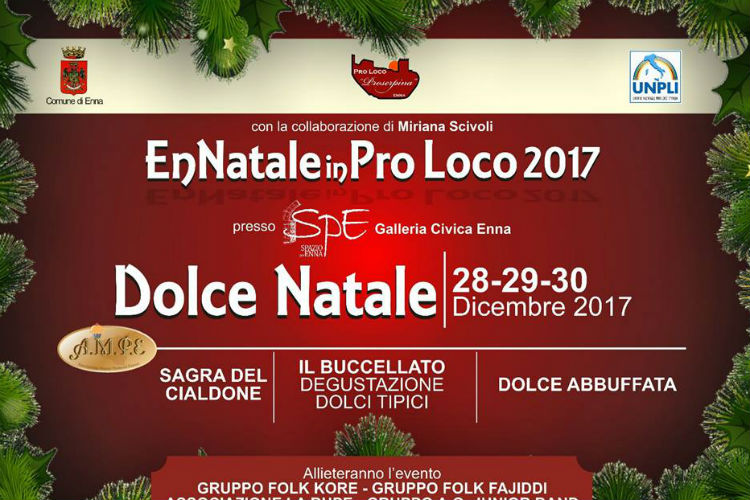 La Pro Loco Proserpina Enna presenta la quarta edizione di EnNatale in Pro Loco 2017