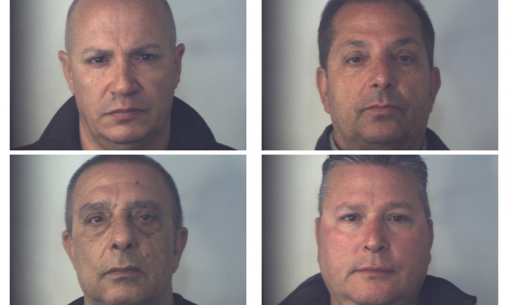 Villarosa: le foto degli arrestati nel blitz antimafia per l’omicidio Bruno
