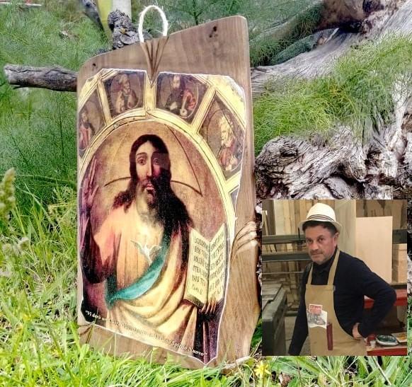 Nicosia: quadro di Sillicato per raccolta fondi a favore dell’ Ospedale