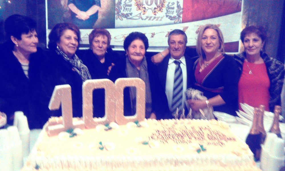 Capizzi: festa per le 100 candeline della signora Benedetta Testa Camillo