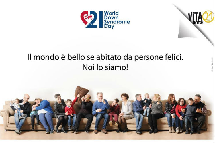 Enna: Vita 21 festeggia la Giornata Mondiale della Sindrome di Down