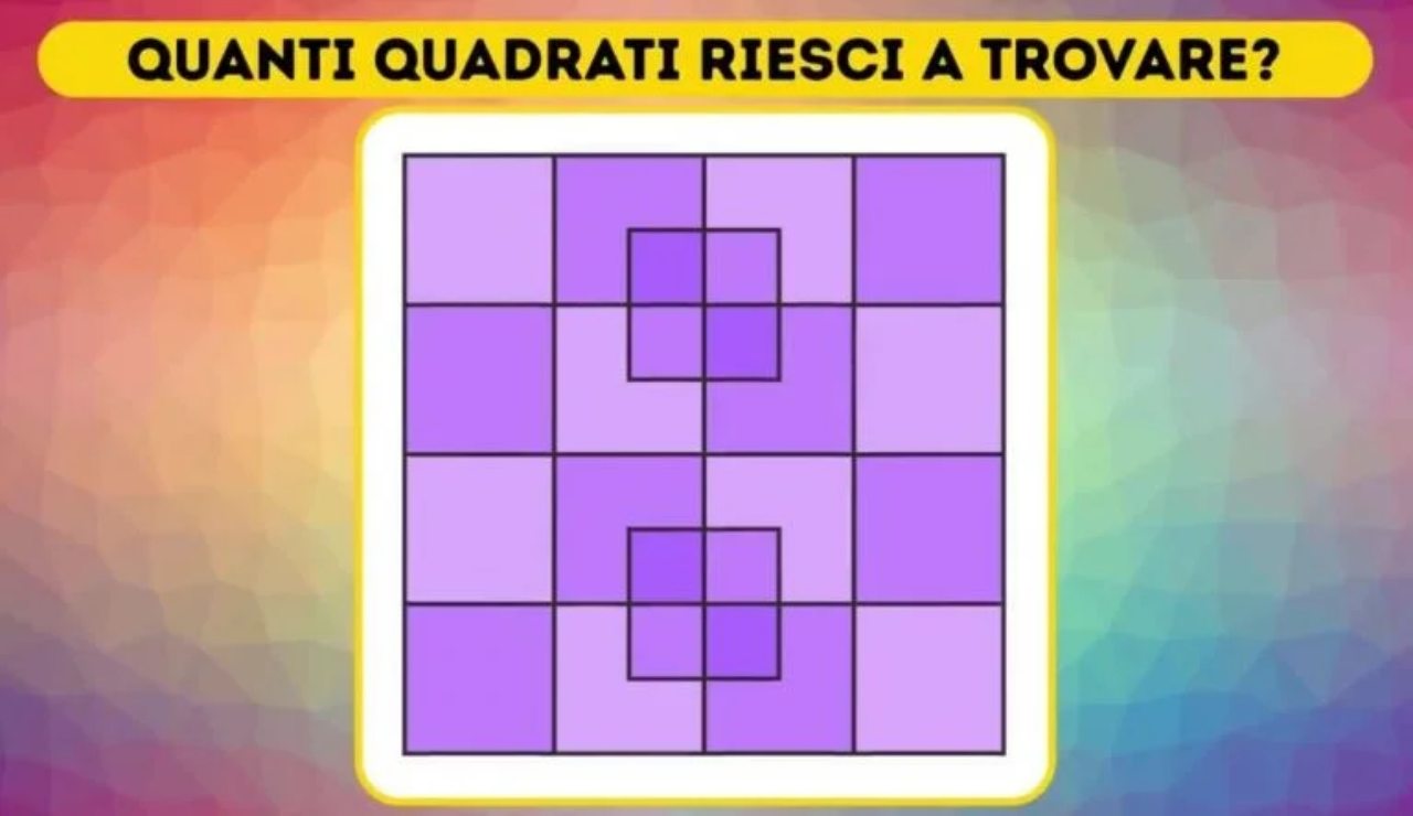 Quanti quadrati vedi_ (Il Lato Positivo - Youtube foto) - lagazzettaennese.it