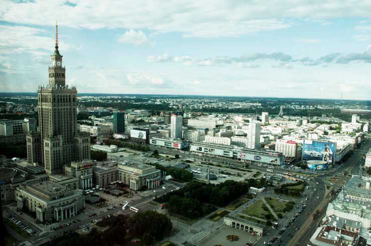 Varsavia dall'alto - foto flickr - lagazzettaennese.it